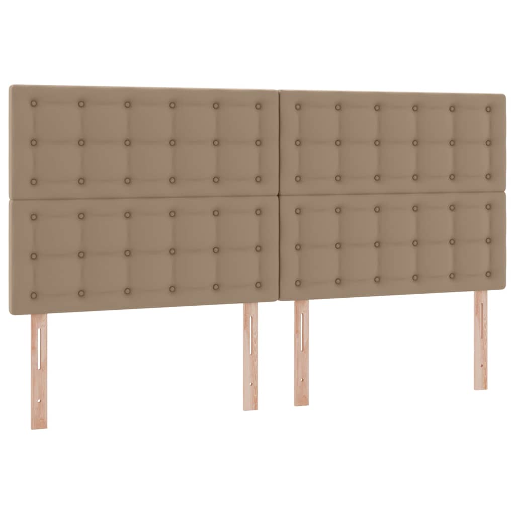 Tárolós Ágy matracmal fejtámlával Kávé 200 x 200 cm Műbőr