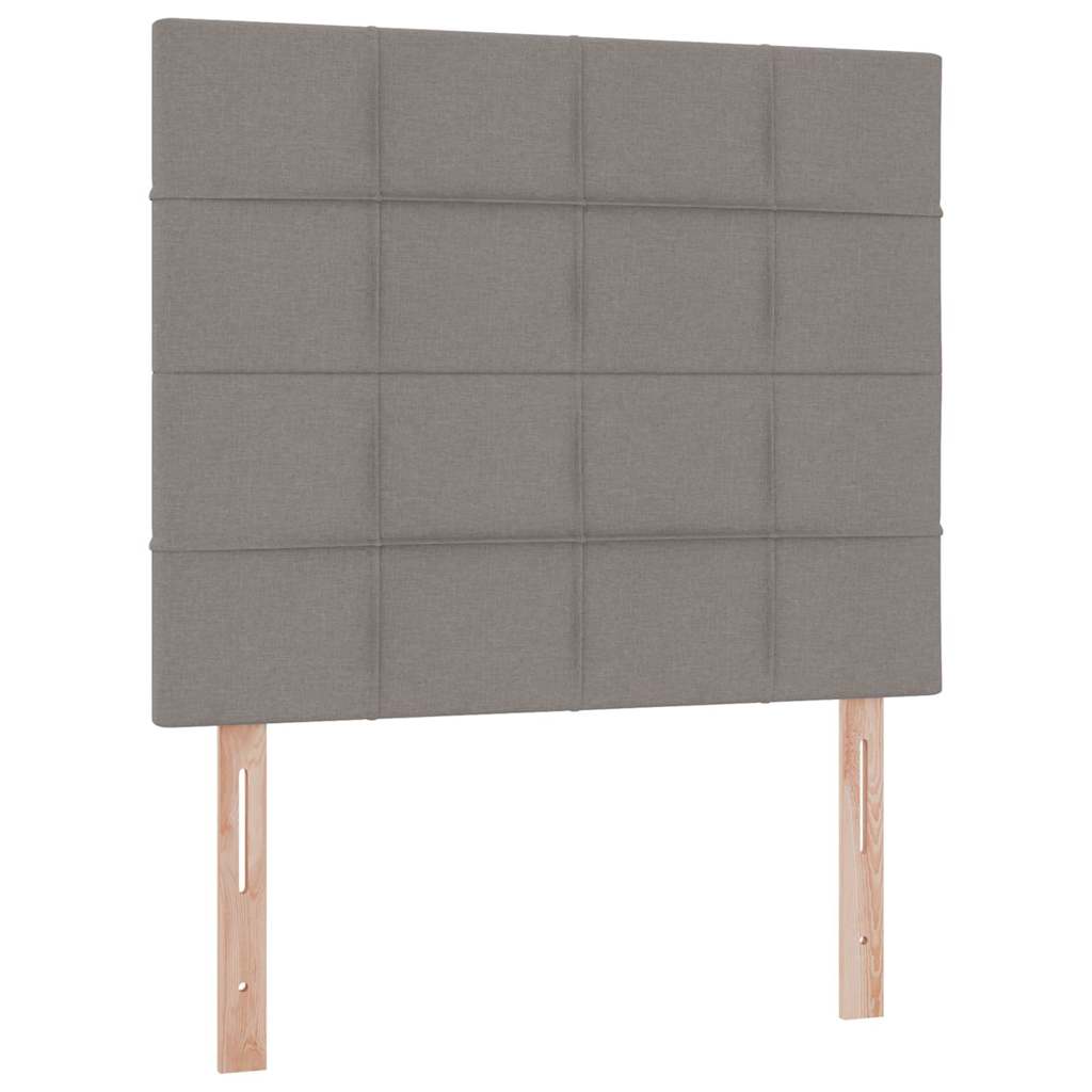 Ágy tárolóval és matraccal Tópszínű 120 x 200 cm szövet