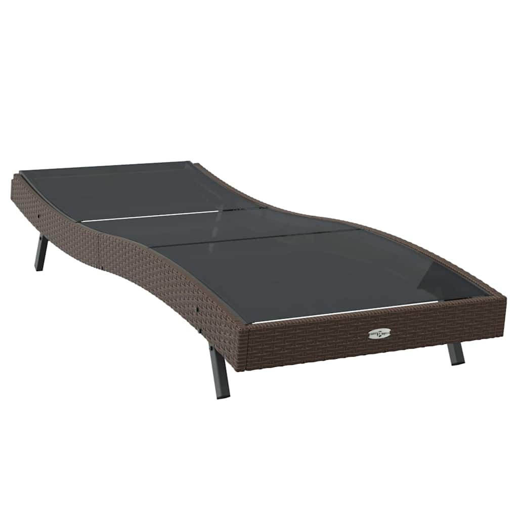 Napozó 197 x 70 x 82 cm polirattan