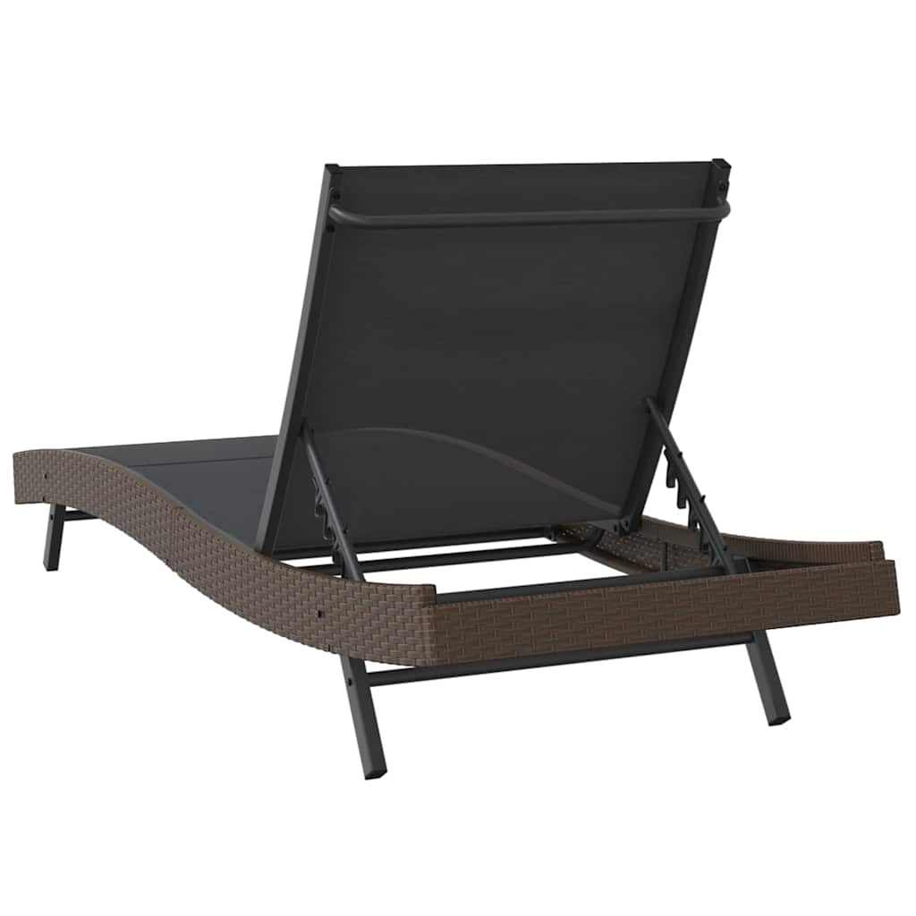 Napozó 197 x 70 x 82 cm polirattan