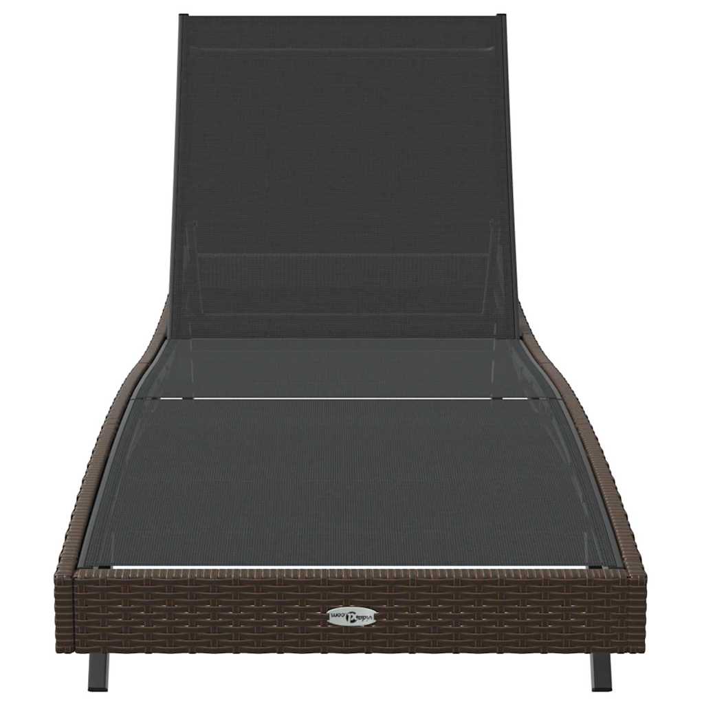 Napozó 197 x 70 x 82 cm polirattan