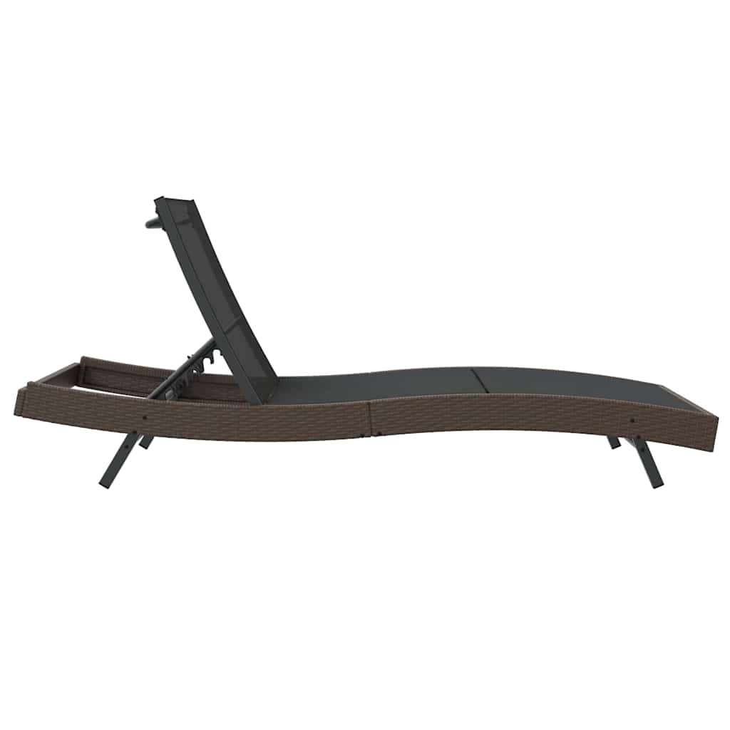Napozó 197 x 70 x 82 cm polirattan