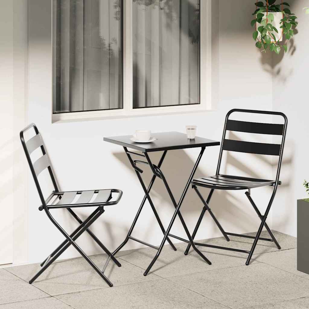 Kert Bistro Készlet 3 pcs Antracit Acél