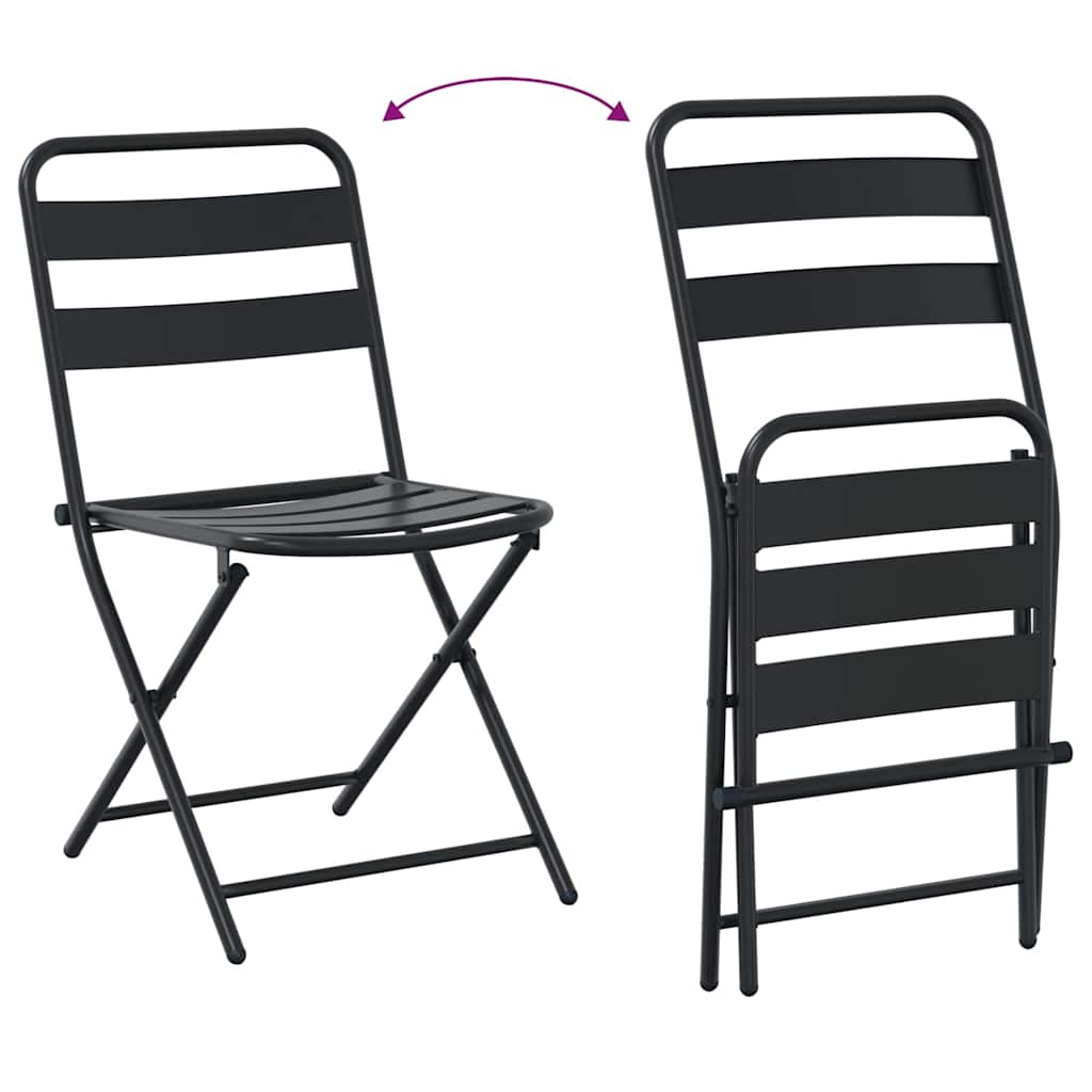 Kert Bistro Készlet 3 pcs Antracit Acél