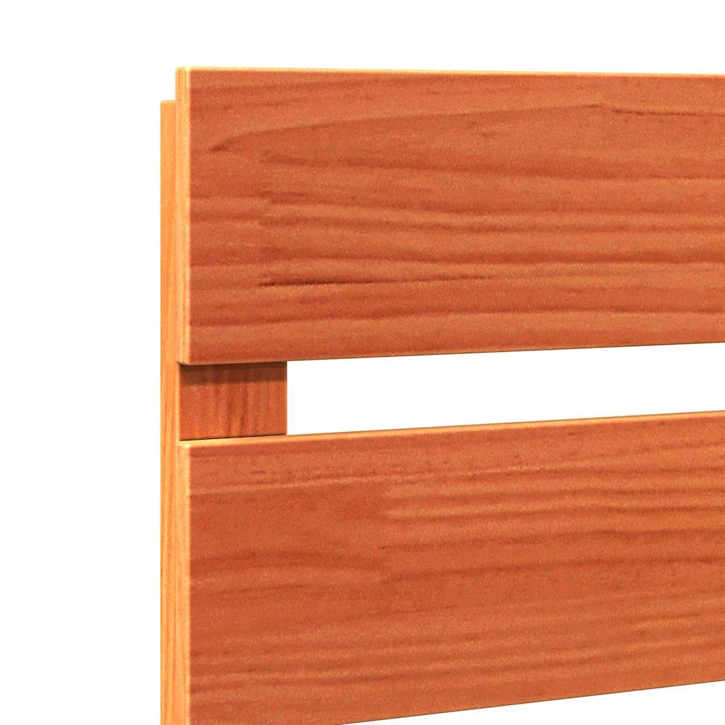 Fejtámla fejtámlával Barna 140,5 x 3 x 80 cm Tömör fenyőfa