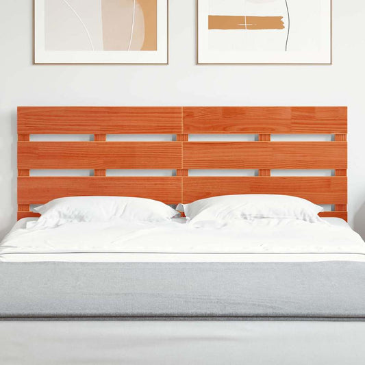 Fejtámla fejtámlával Barna 140,5 x 3 x 80 cm Tömör fenyőfa