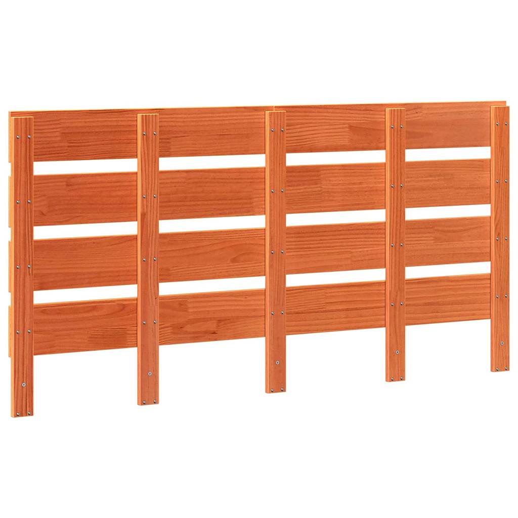 Fejtámla Faggyú barna 160,5 x 3 x 80 cm Tömör fenyőfa