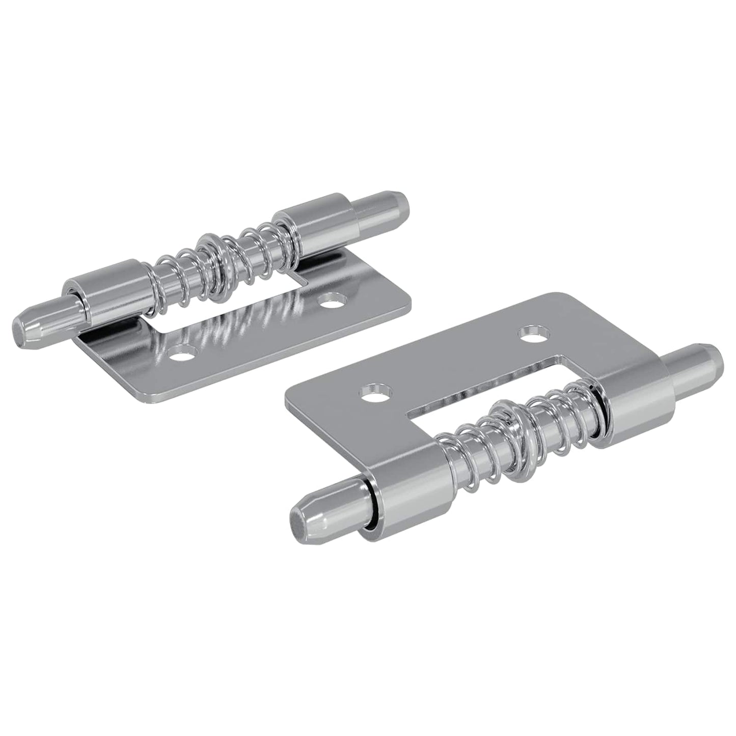 Zár 2 pcs Ezüst 46 x 17 x 1,2 mm Acél