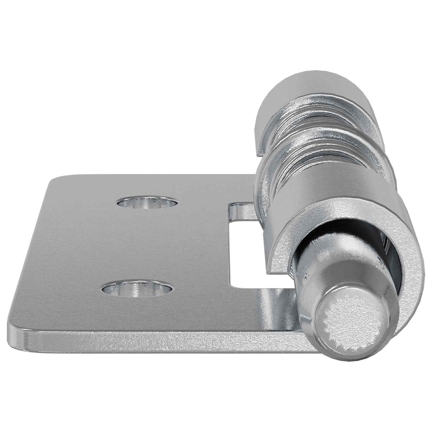 Zár 2 pcs Ezüst 46 x 17 x 1,2 mm Acél
