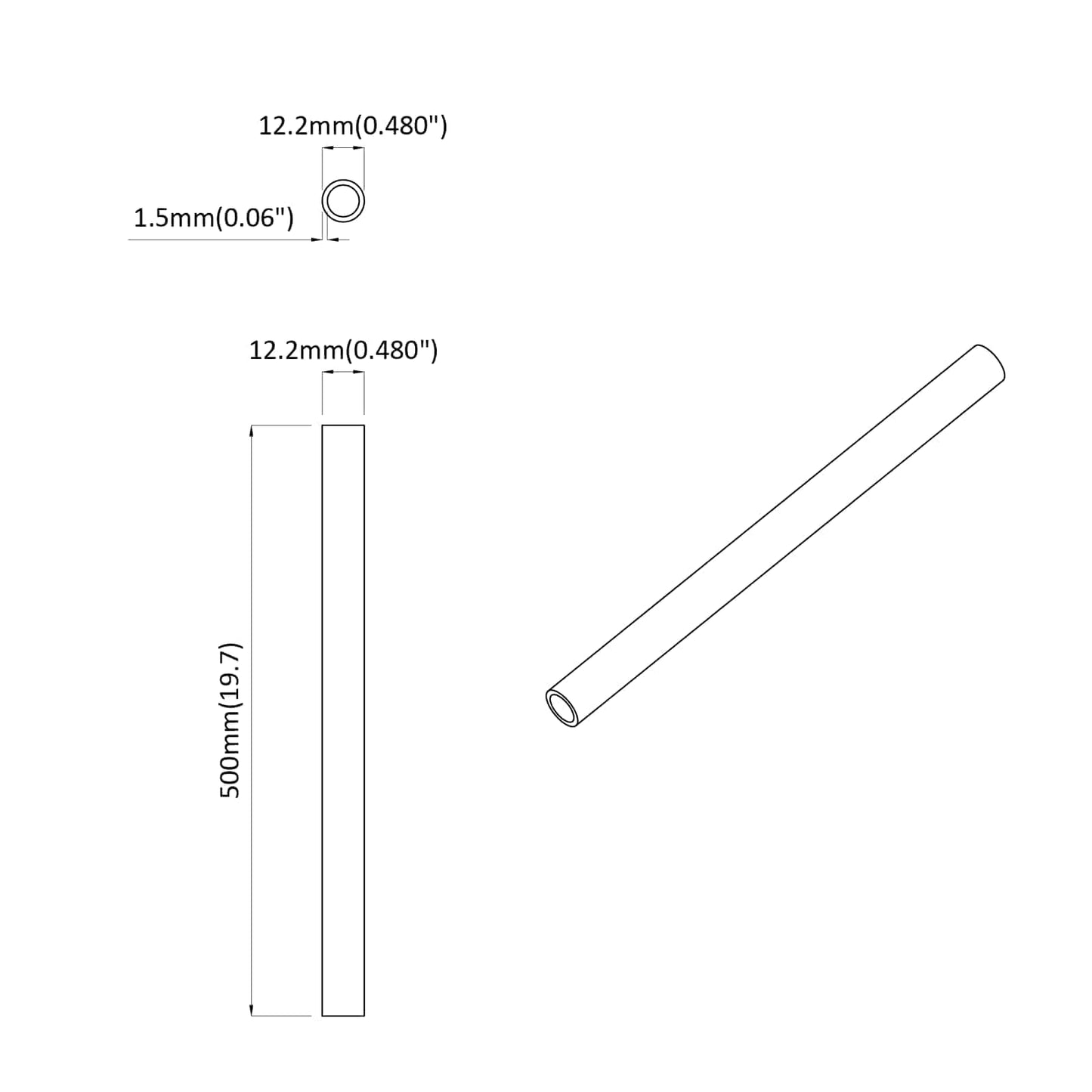 PVC Cső 29 pcs Fehér PP és PE