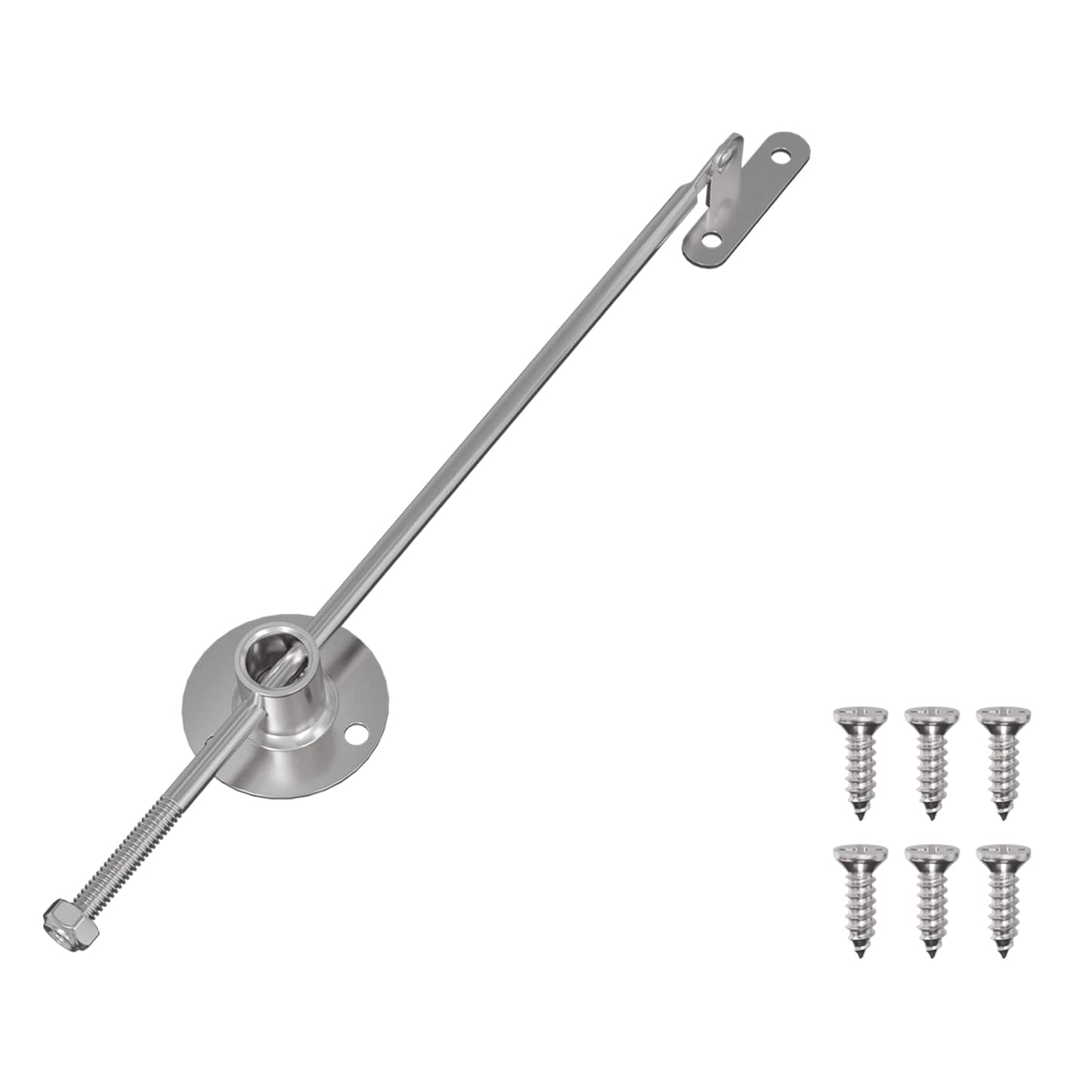 Húzó Rúd Zsanér 12 pcs Ezüst 190 mm Fém