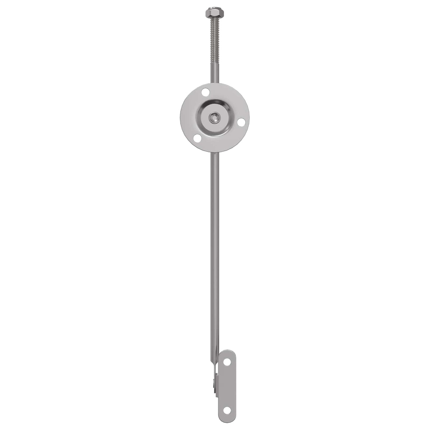 Húzó Rúd Zsanér 12 pcs Ezüst 190 mm Fém