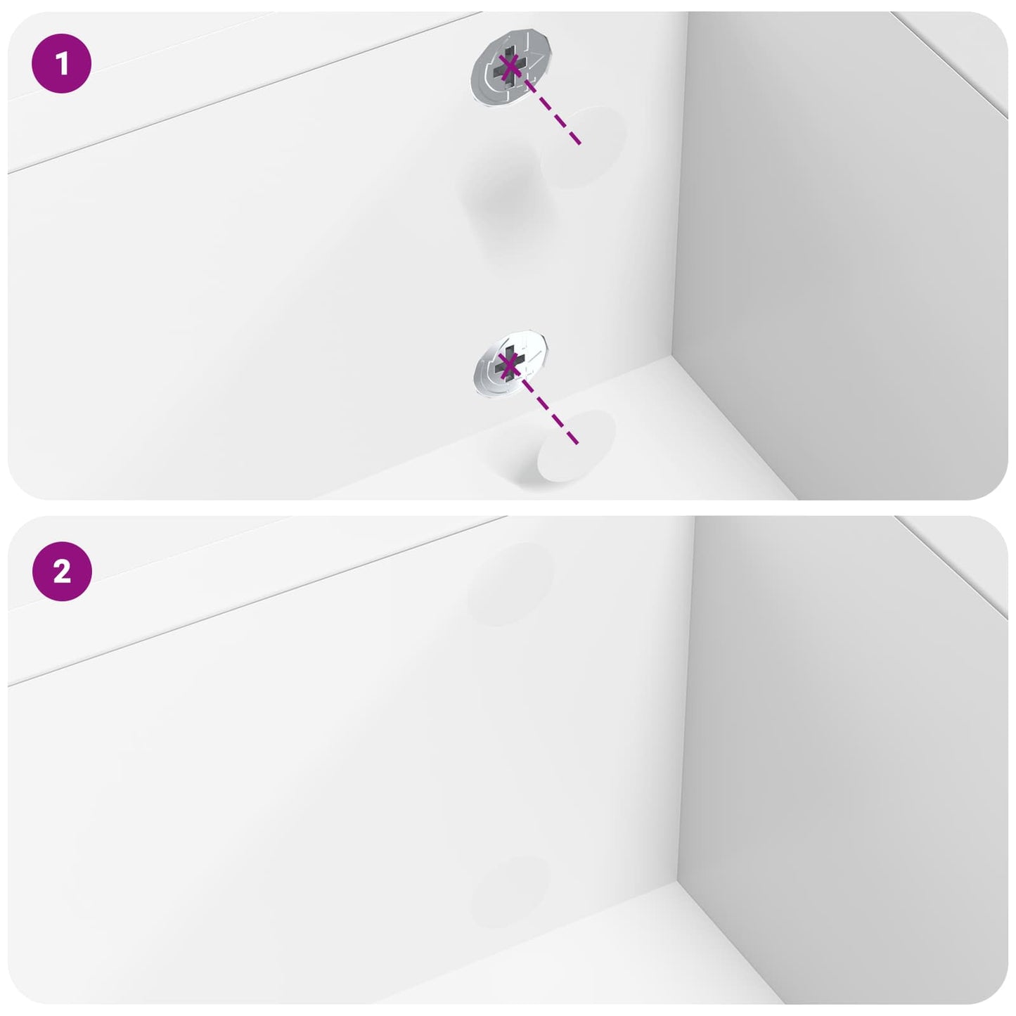 Matrica 2 pcs Fehér Ø 20 x 0,5 mm Papír