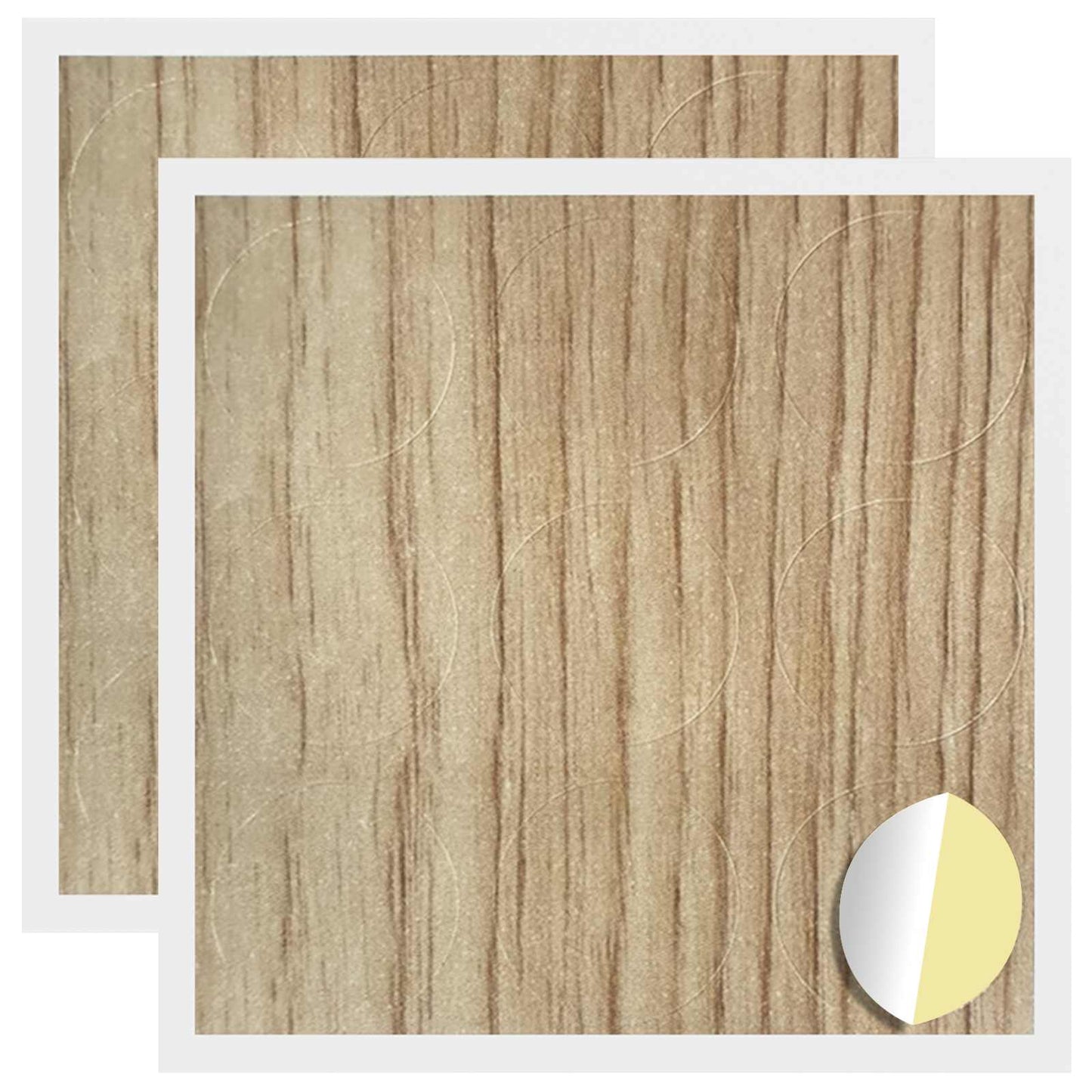 Öntapadó csavar borító 2 db Artisan tölgy Ø 20 x 0,5 mm