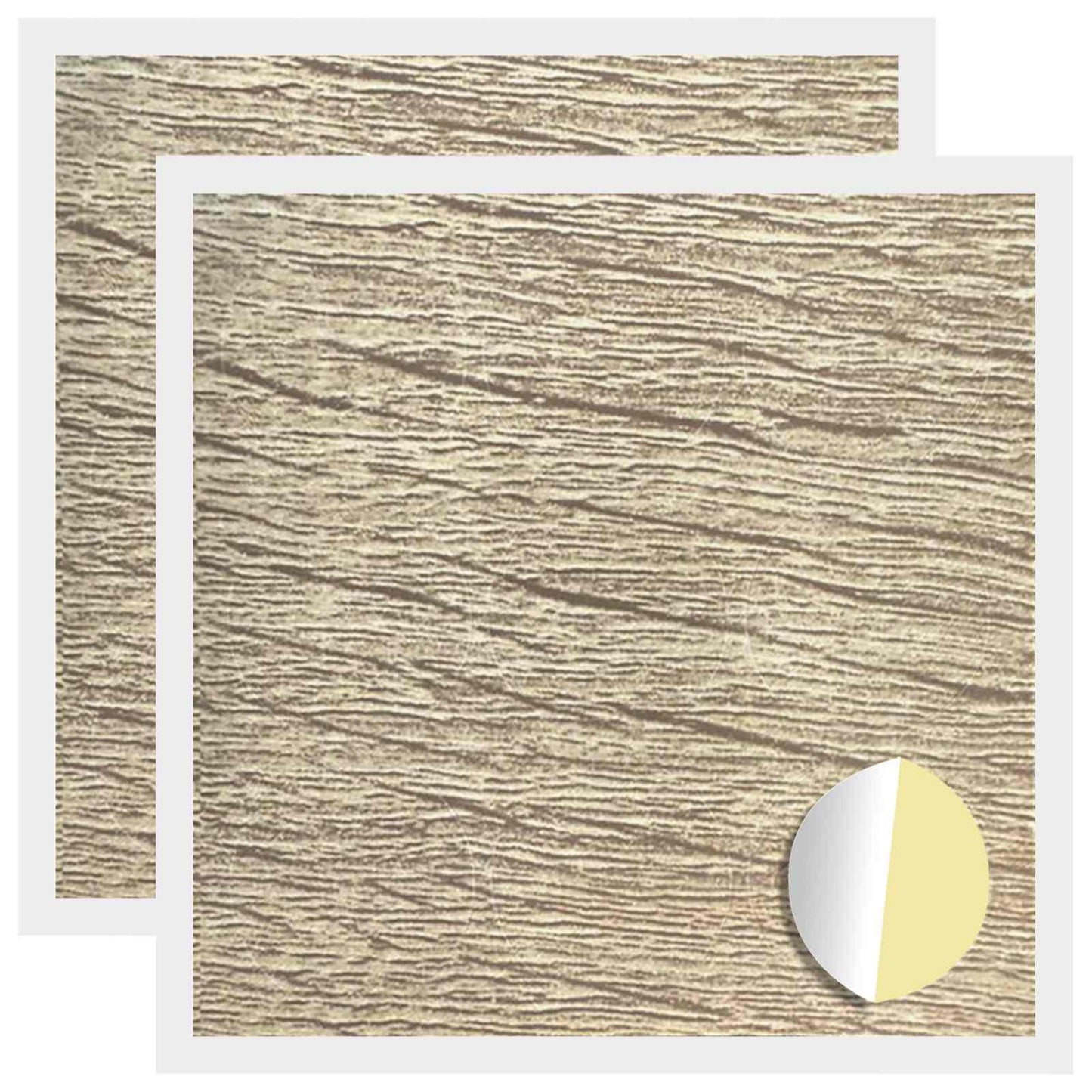 Öntapadó csavar borító 2 pcs Sonoma tölgy Ø 20 x 0,5 mm