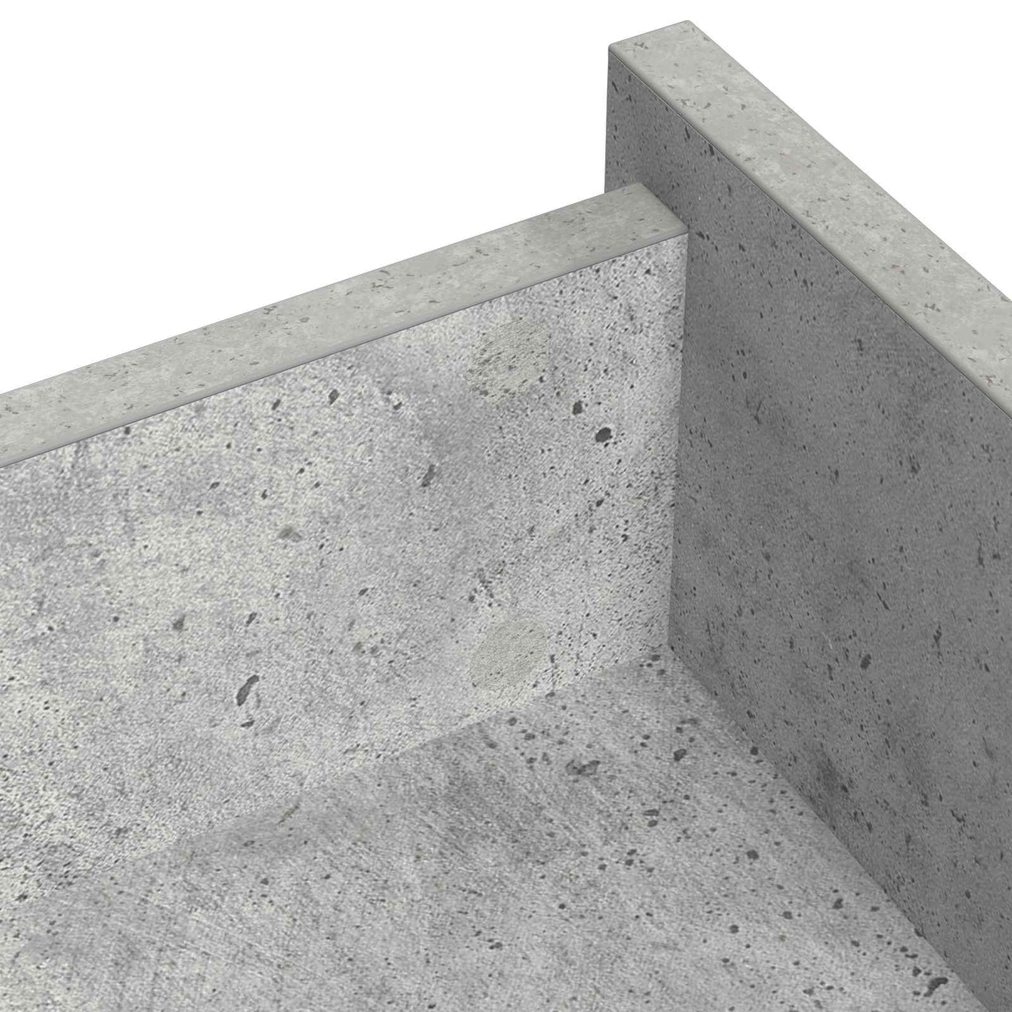 Öntapadó csavar borító 12 pcs Beton Szürke Ø 20 x 0,5 mm