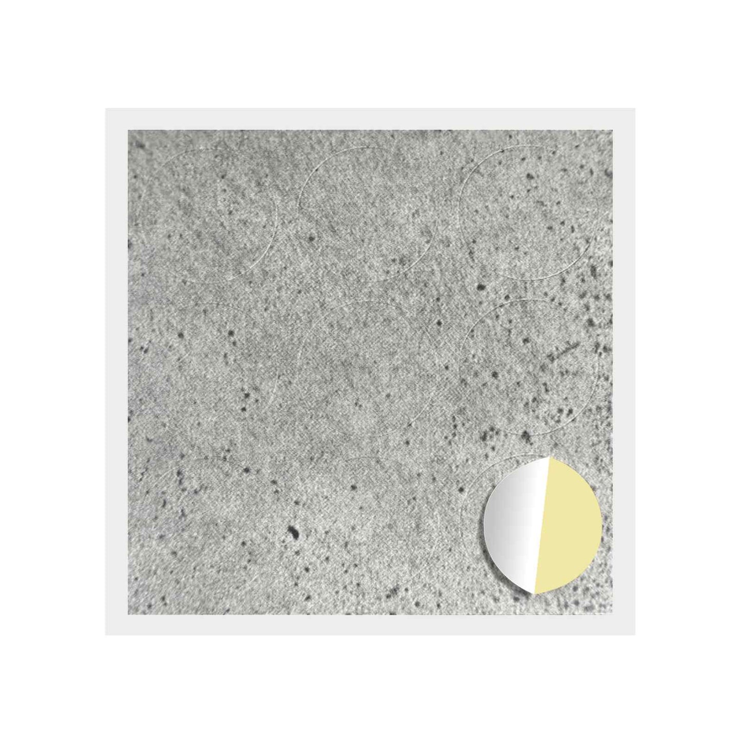 Öntapadó csavar borító 12 pcs Beton Szürke Ø 20 x 0,5 mm