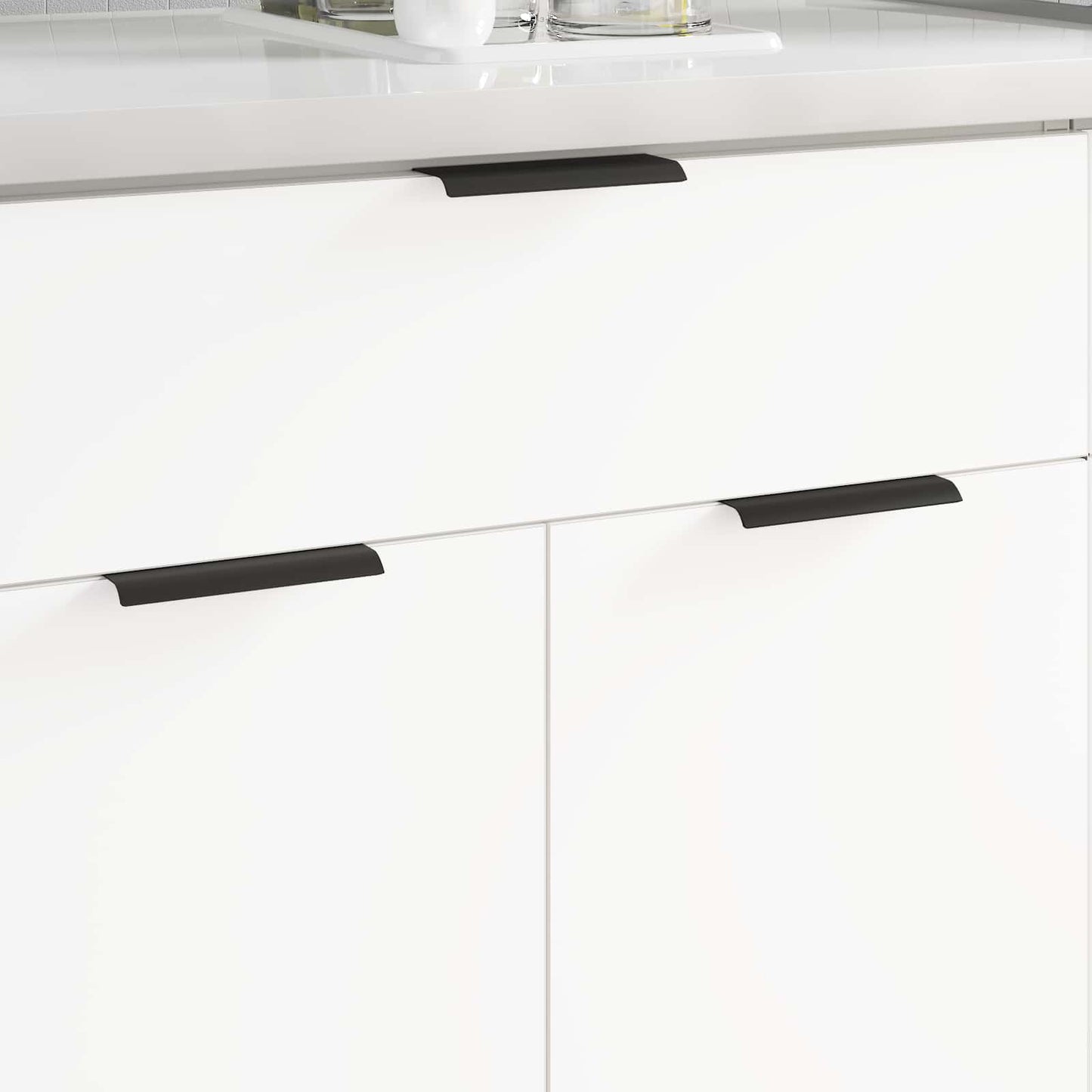 Fogantyú 725 pcs Fekete 120 x 39.6 x 17 mm Alumínium