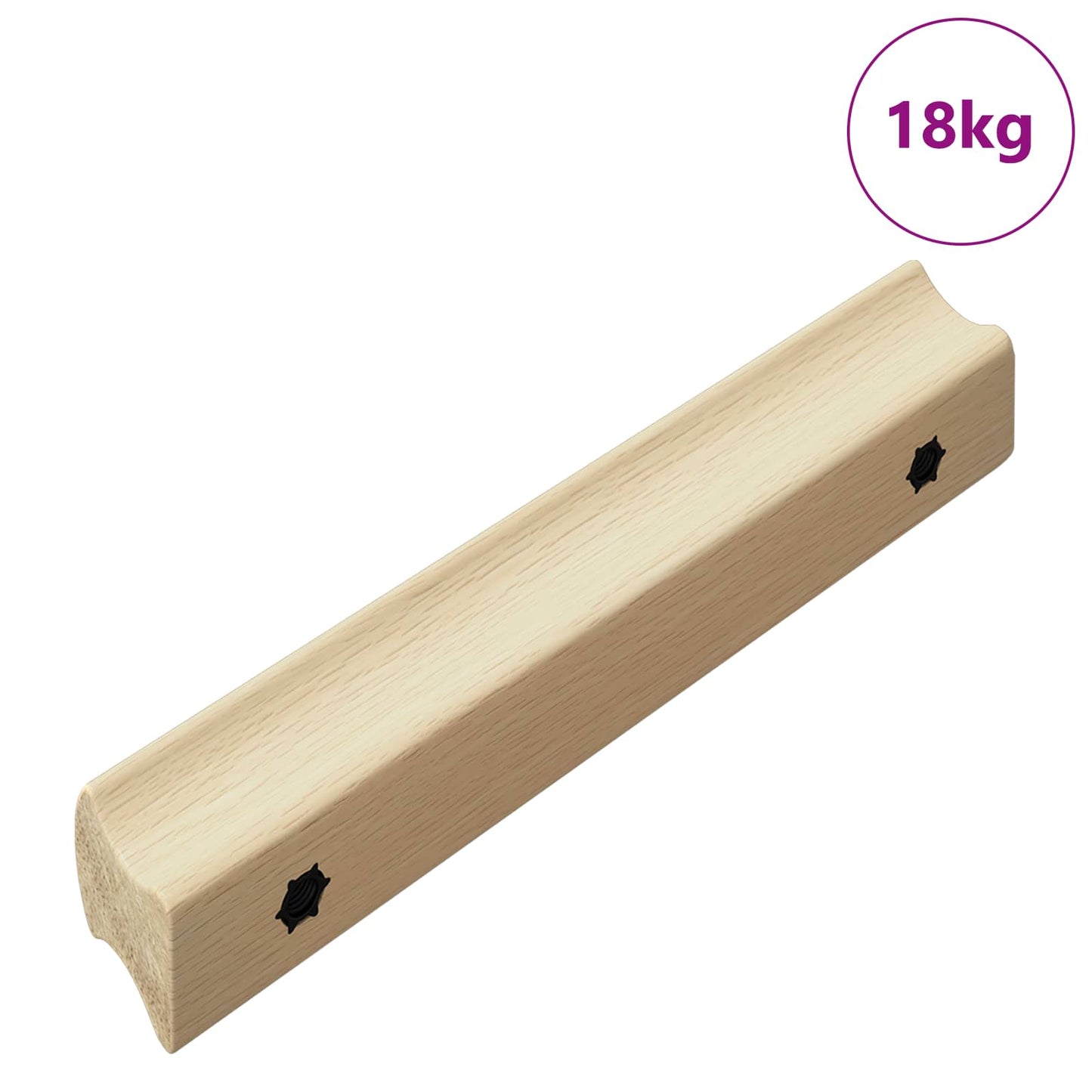 Egyenes Fogantyú 587 pcs Természetes Fa Szín 130 x 25 x 30 mm