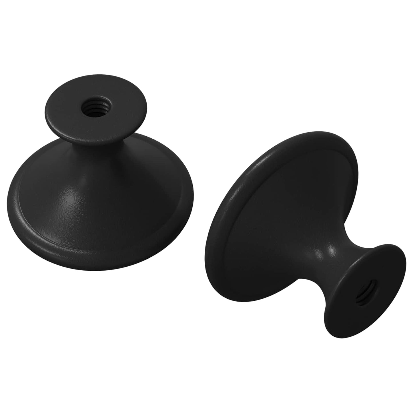 Fogantyú 2 pcs Fekete Ø30 mm Alumínium