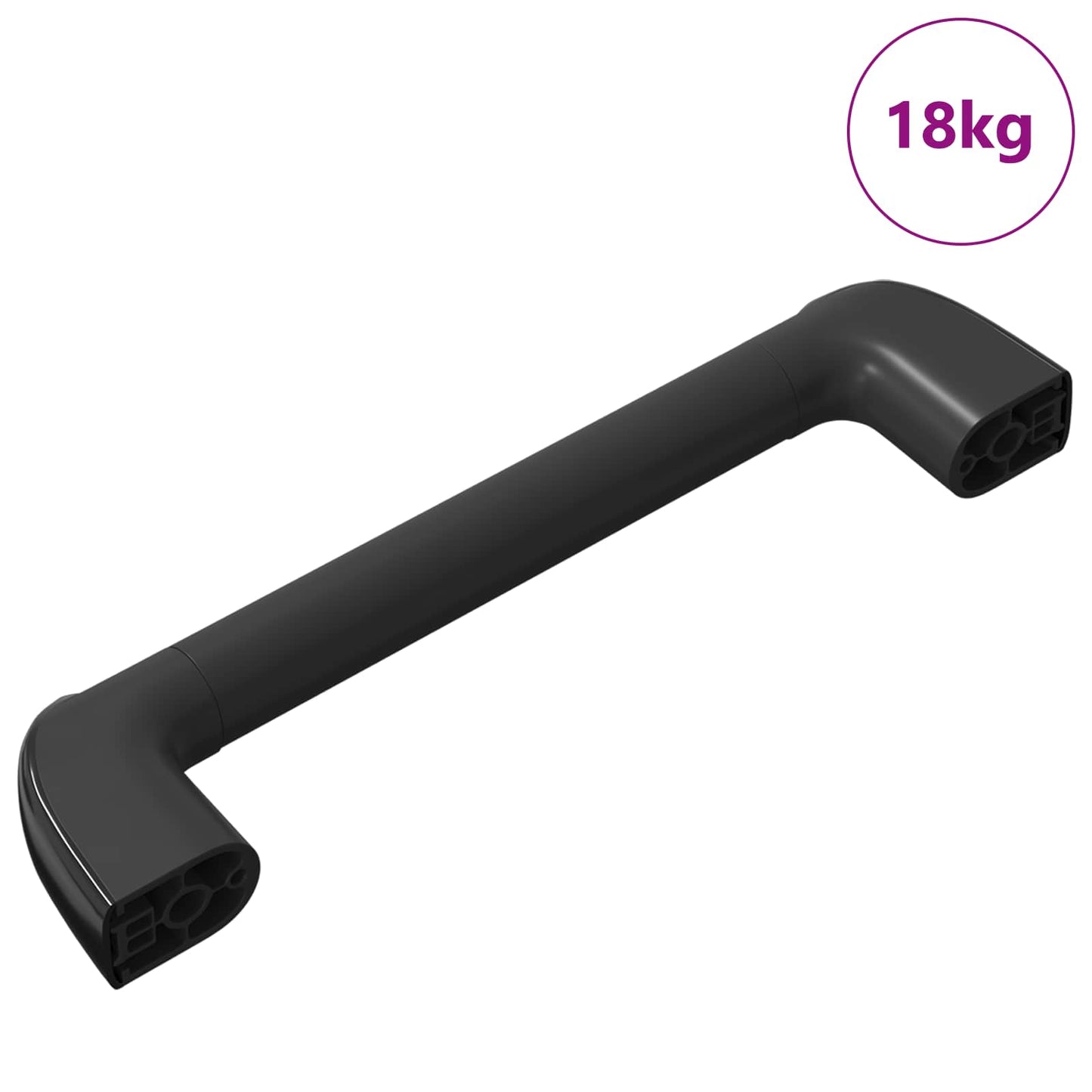 Fogantyú 69 pcs Fekete 380 x 34 x 85 mm Alumínium és PP