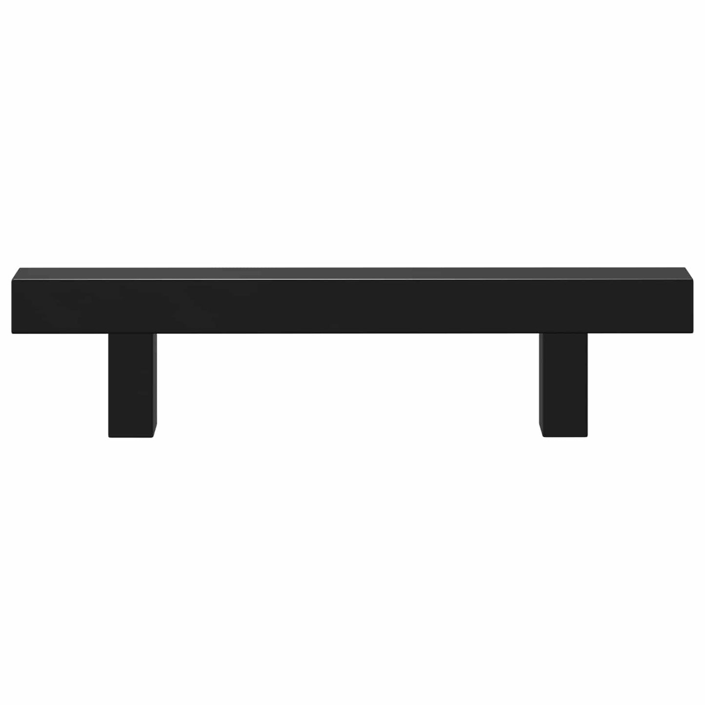Szekrény Fogantyú 2 pcs Fekete 150 x 12,3 x 35,2 mm