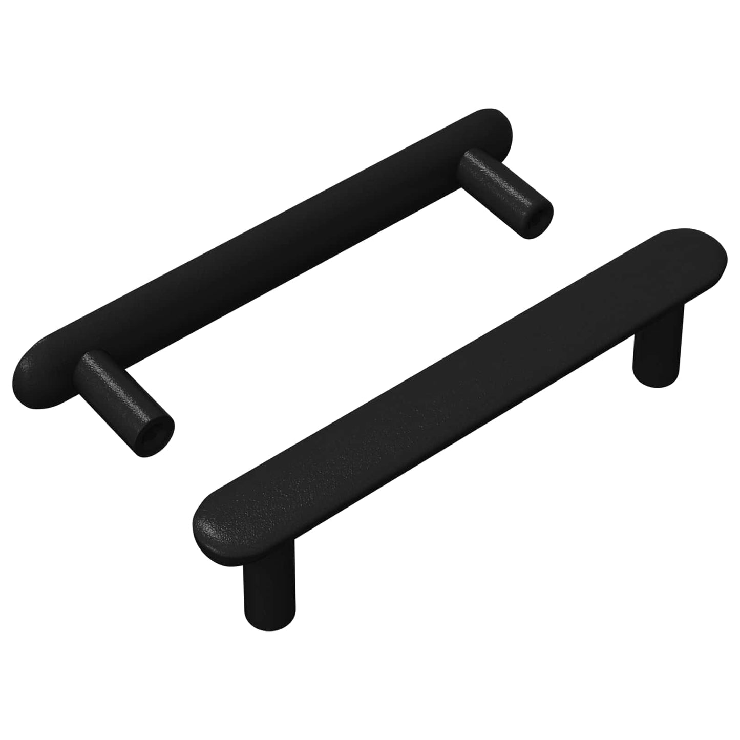 Szekrény Fogantyú 2 pcs Fekete 121 x 16.6 x 28.3 mm Vas