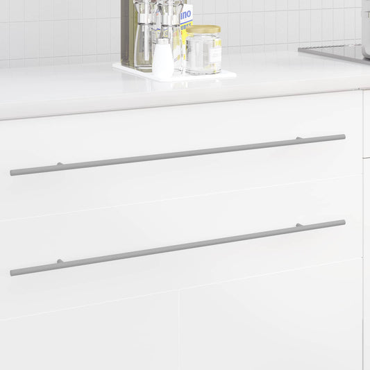 Szekrény Fogantyú 2 pcs Ezüst 800 mm Rozsdamentes acél