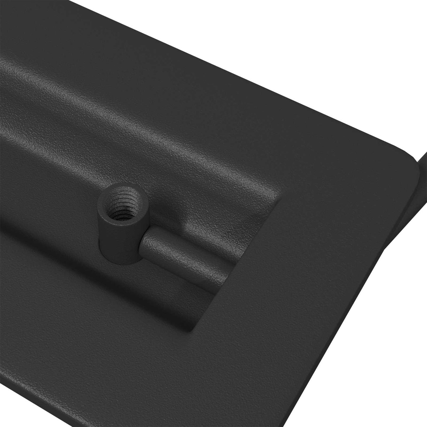 Szekrény Fogantyúk 2 pcs Fekete 85 x 45 mm Fém