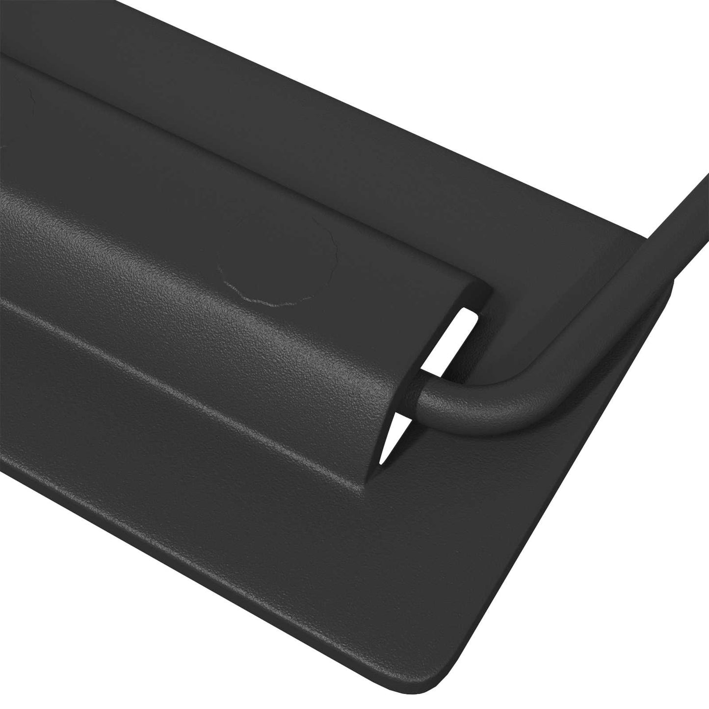 Szekrény Fogantyúk 2 pcs Fekete 85 x 45 mm Fém