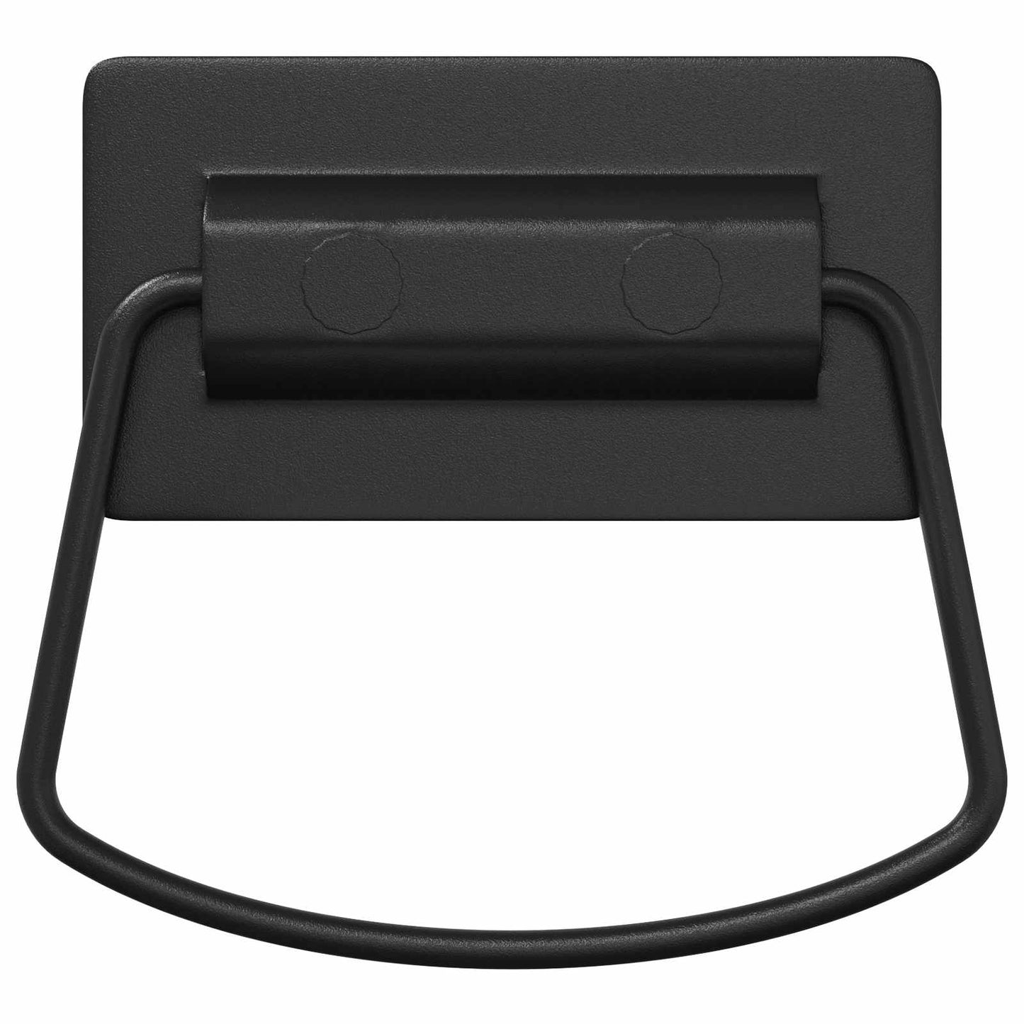 Szekrény Fogantyúk 2 pcs Fekete 85 x 45 mm Fém