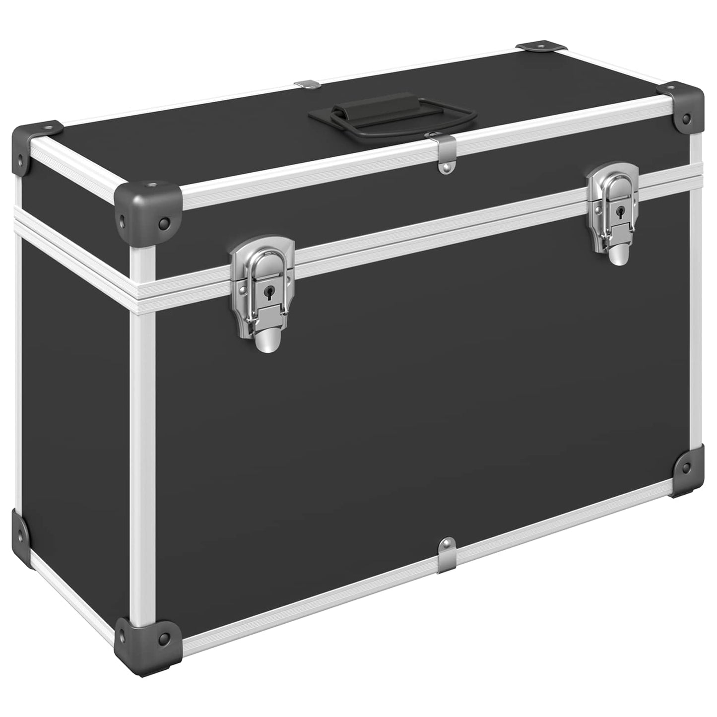 Szekrény Fogantyúk 2 pcs Fekete 85 x 45 mm Fém