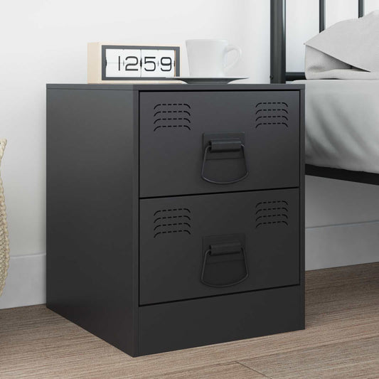 Szekrény Fogantyúk Fekete 85 x 45 mm Fém