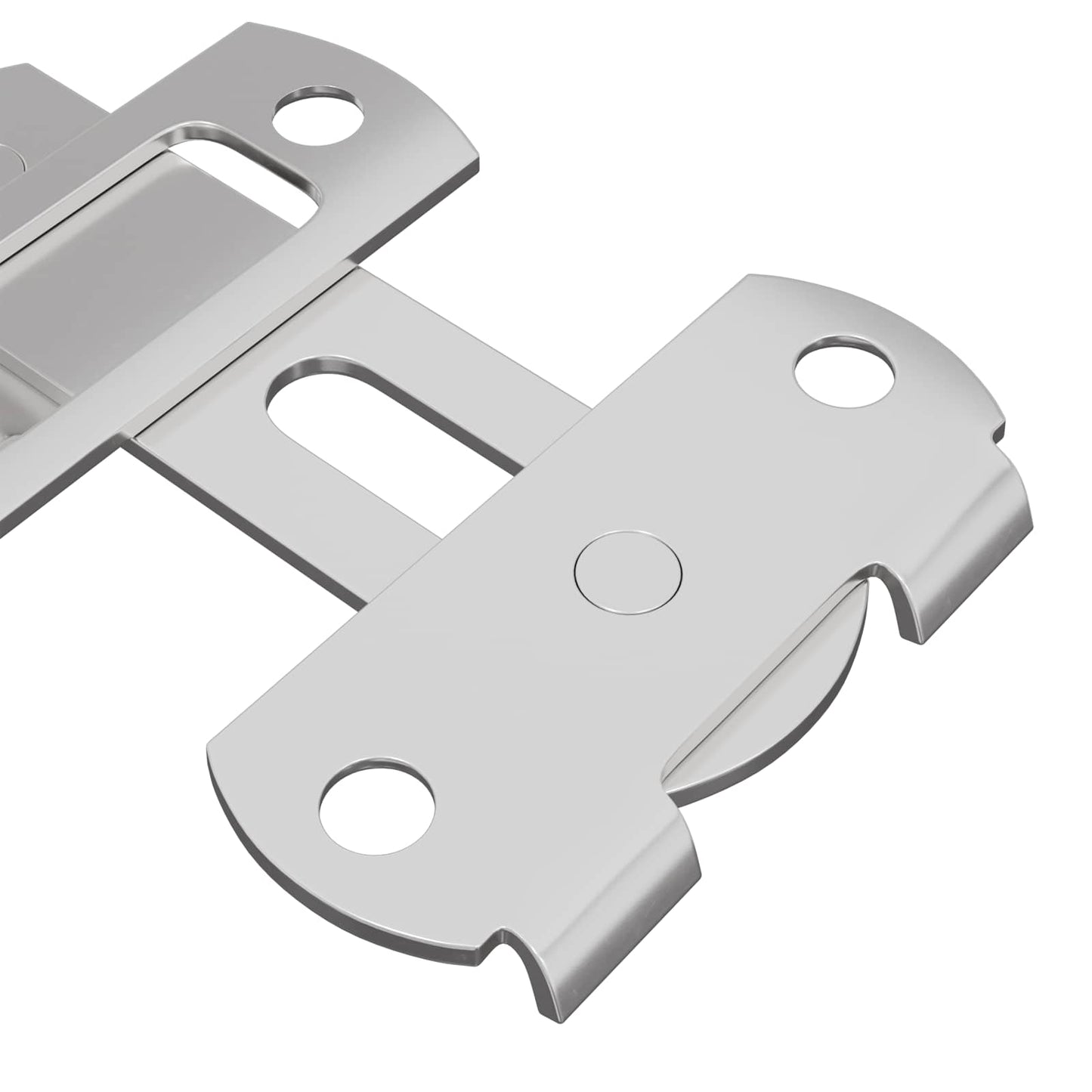 Ajtózár 2 pcs Ezüst 70 x 8 mm Acél