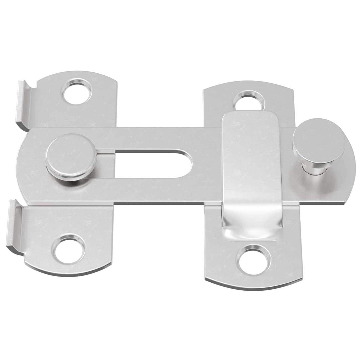 Ajtózár 2 pcs Ezüst 70 x 8 mm Acél