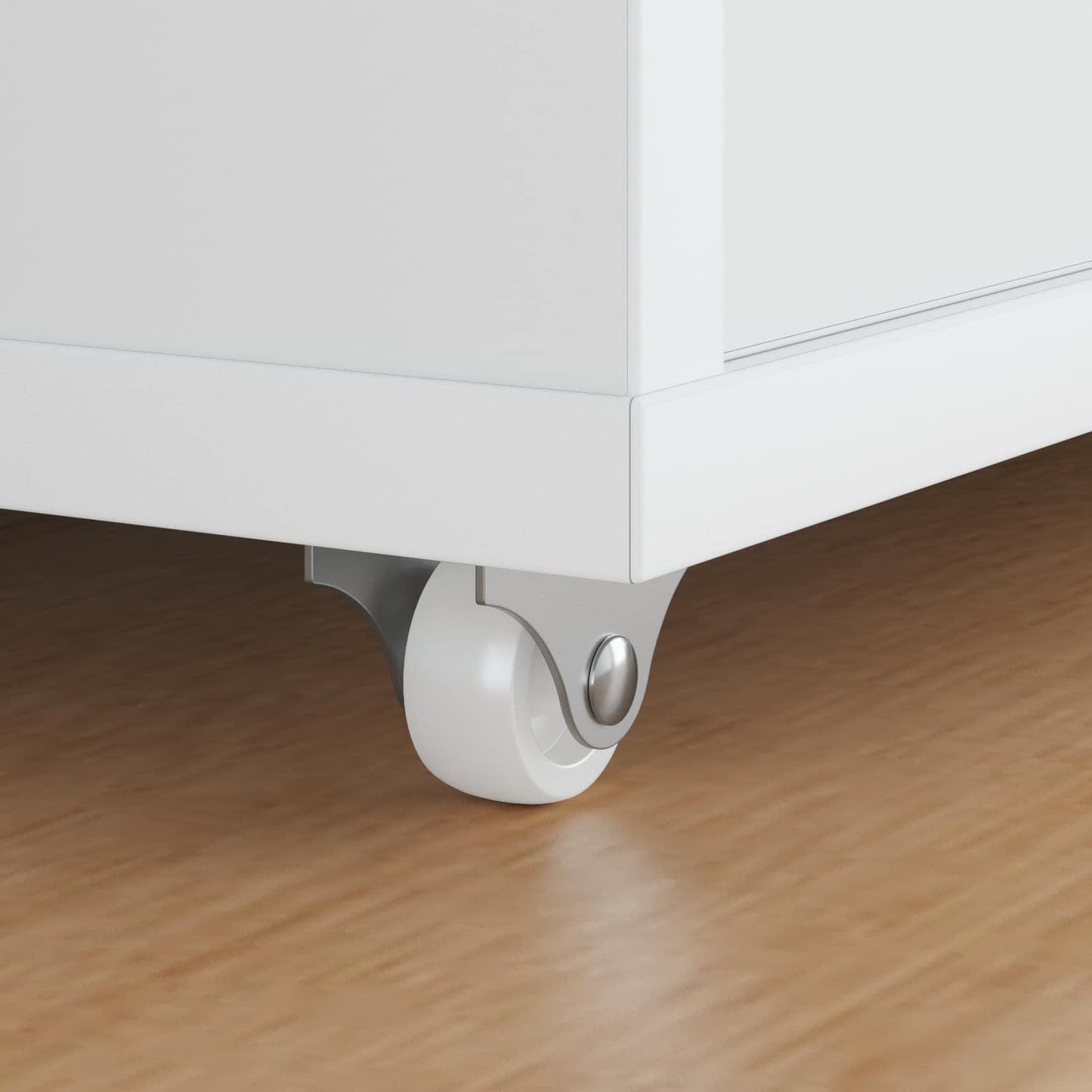 Kerekek 2 pcs Fehér 42 x 11,5 x 29 mm Vas