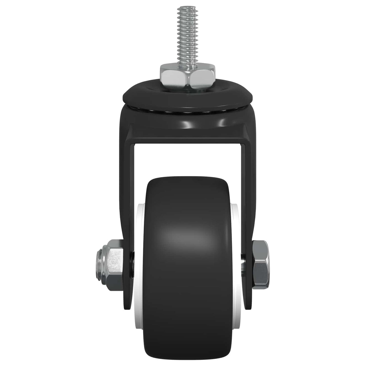 Forgó kerék 12 db Fekete 40,4 x 40,4 x 19,7 mm Vas és nylon