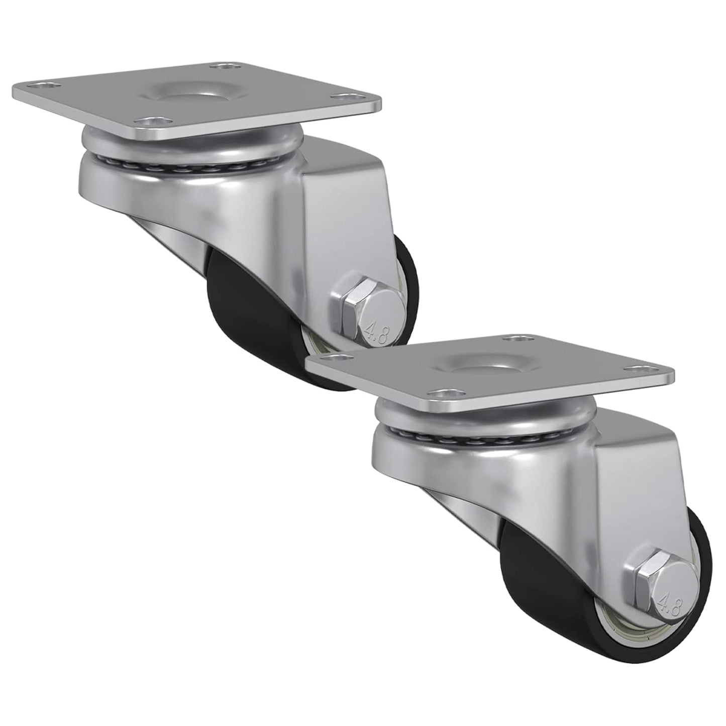 Kerekek 2 pcs Ezüst 44,1 x 44,1 x 1,95 mm Nylon