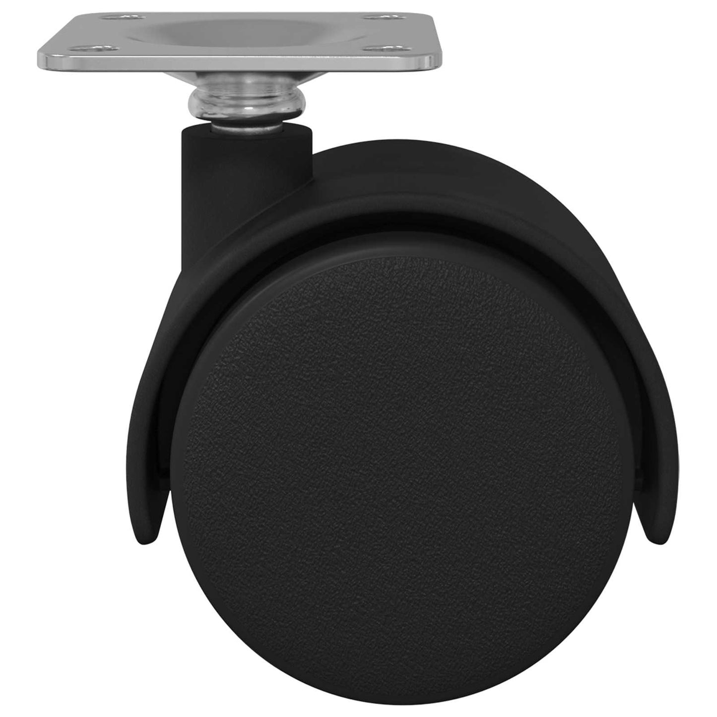 Forgó kerék 12 pcs Fekete 39,5 x 39,5 x 37,8 mm Vas és PP