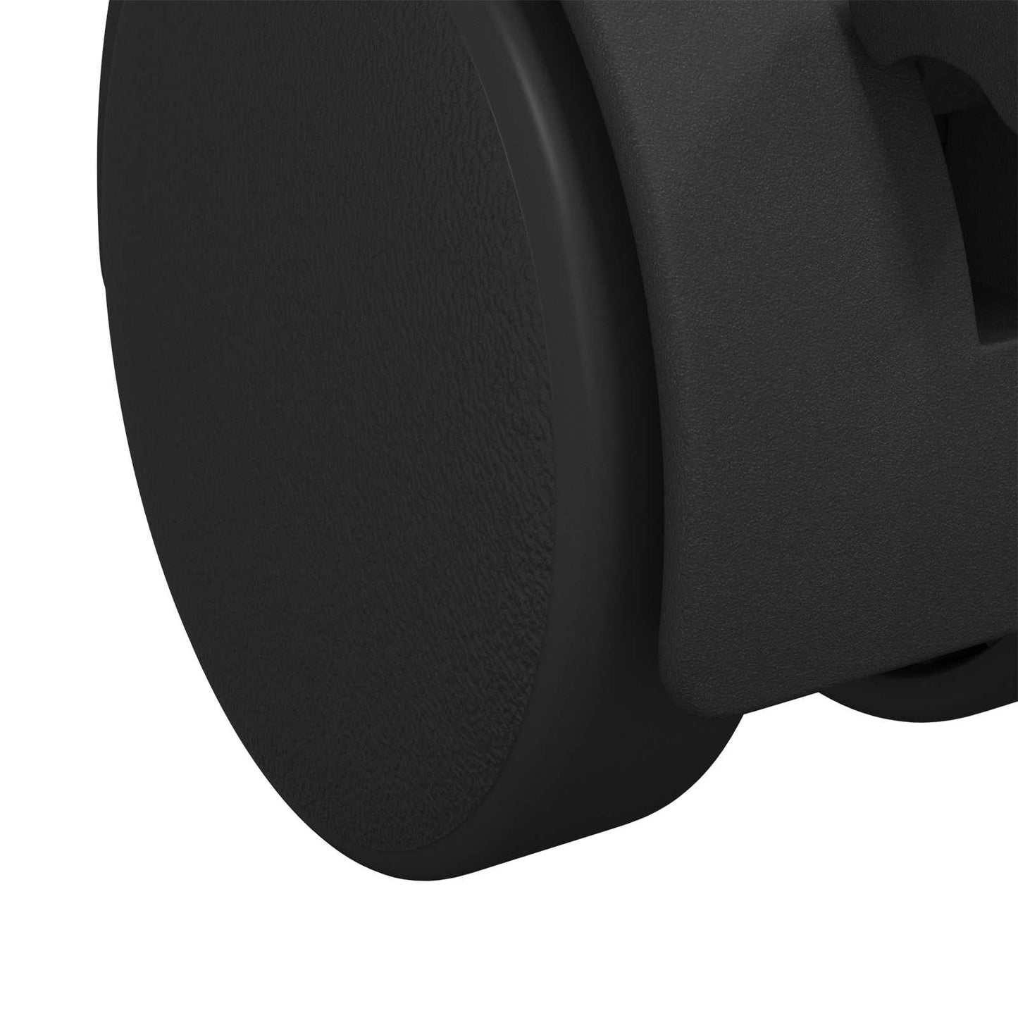 Kerekek 2 pcs Fekete 39,5 x 39,5 x 37,8 mm Vas és Polipropilén