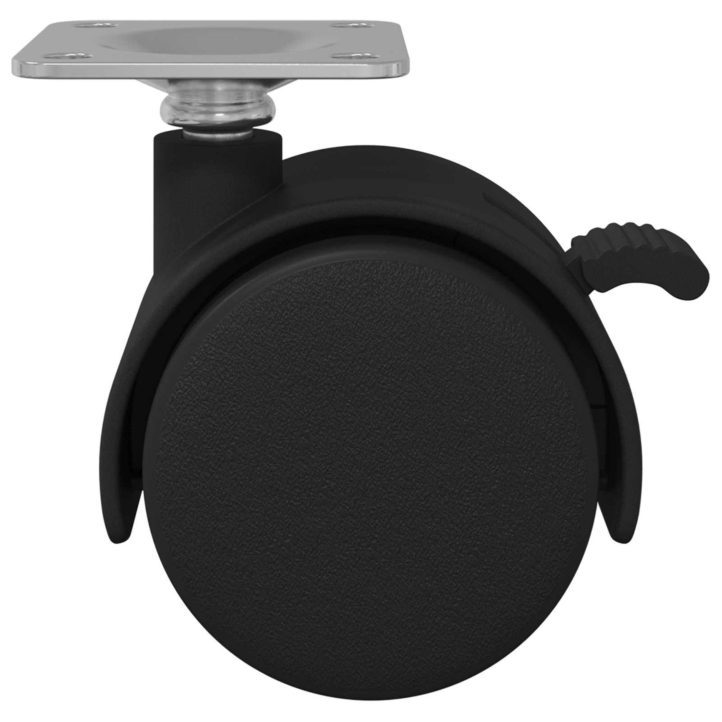Kerekek 12 pcs Fekete 39,5 x 39,5 x 37,8 mm Vas és Polipropilén