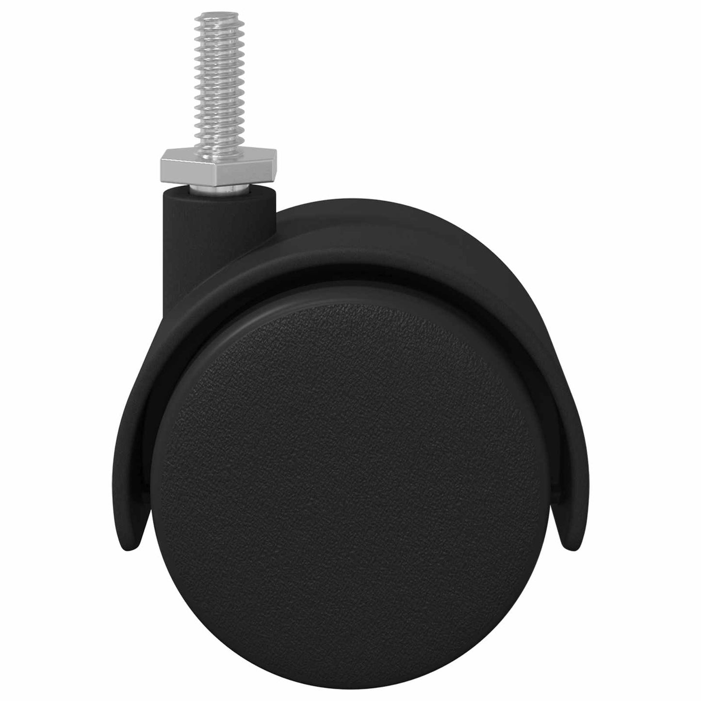 Kerekek 2 pcs Fekete 40,1 x 37,8 mm PP és vas