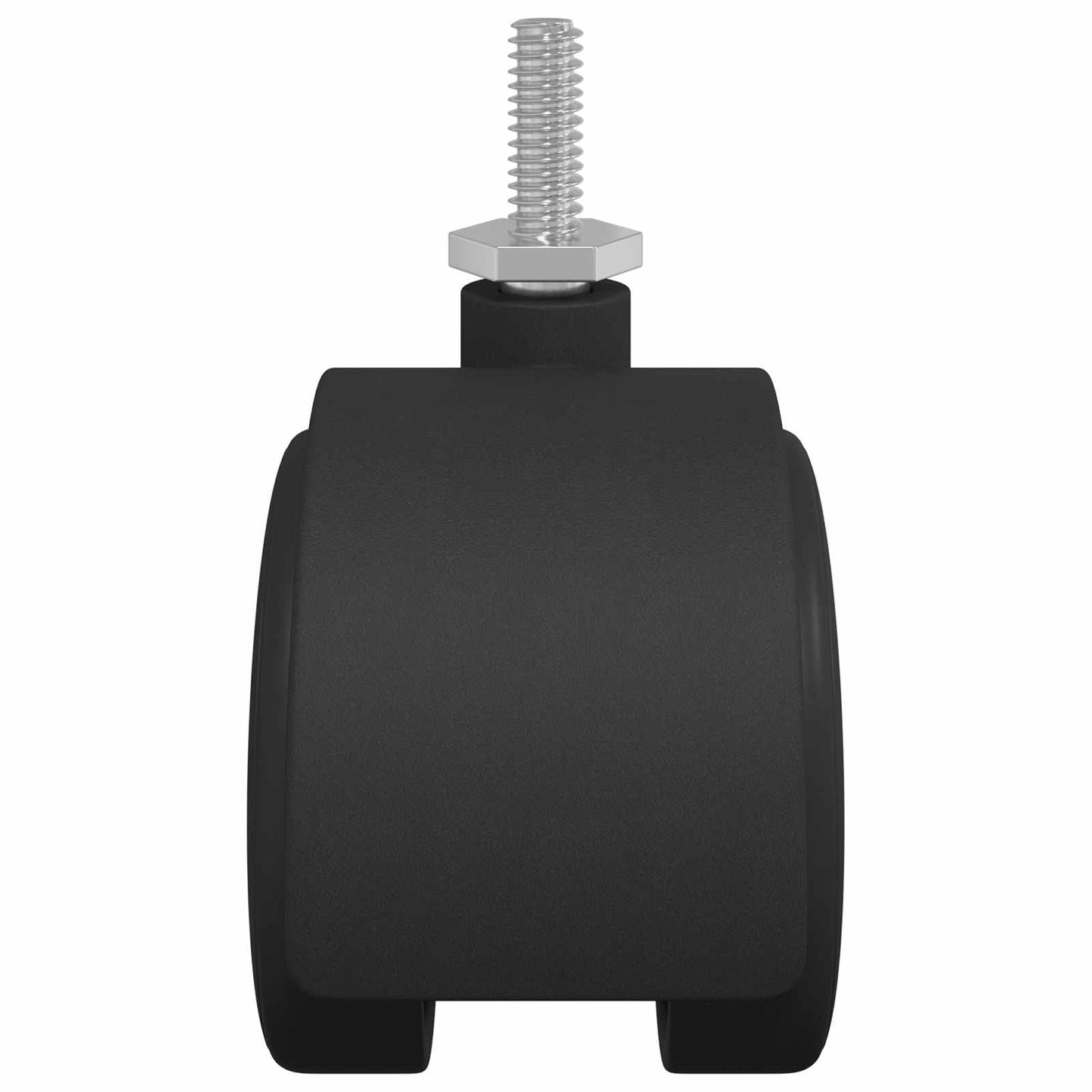 Kerekek 2 pcs Fekete 40,1 x 37,8 mm PP és vas