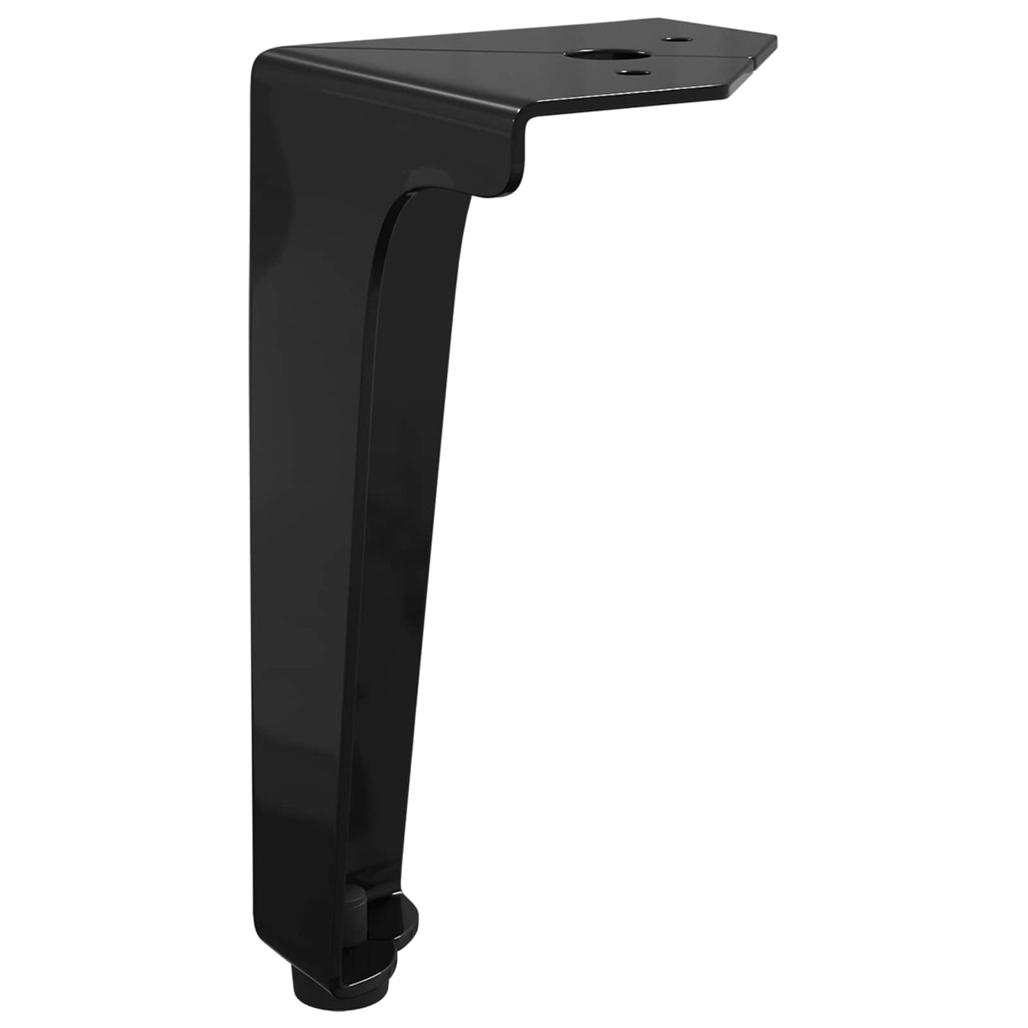Bútor lábak 2 pcs Fekete 54,1 x 54,1 x 100 mm Vas