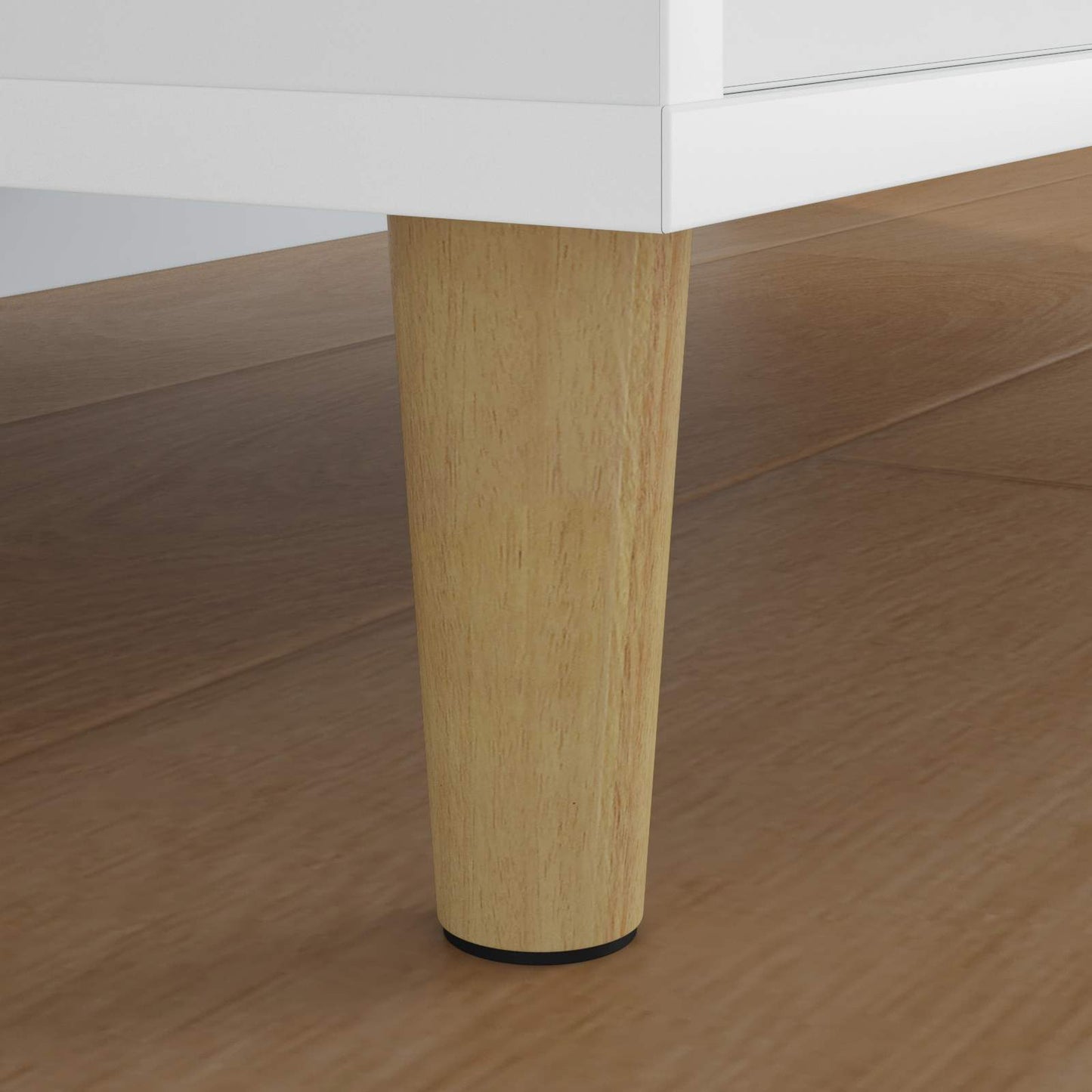 Bútor lábak 2 pcs Barna Ø 44 x 100 mm Tömör Eukaliptusz Fa