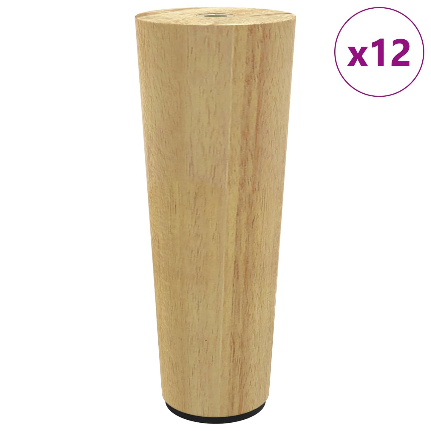 Bútor lábak 12 pcs Barna Ø 44 x 100 mm Tömör Eukaliptusz Fa