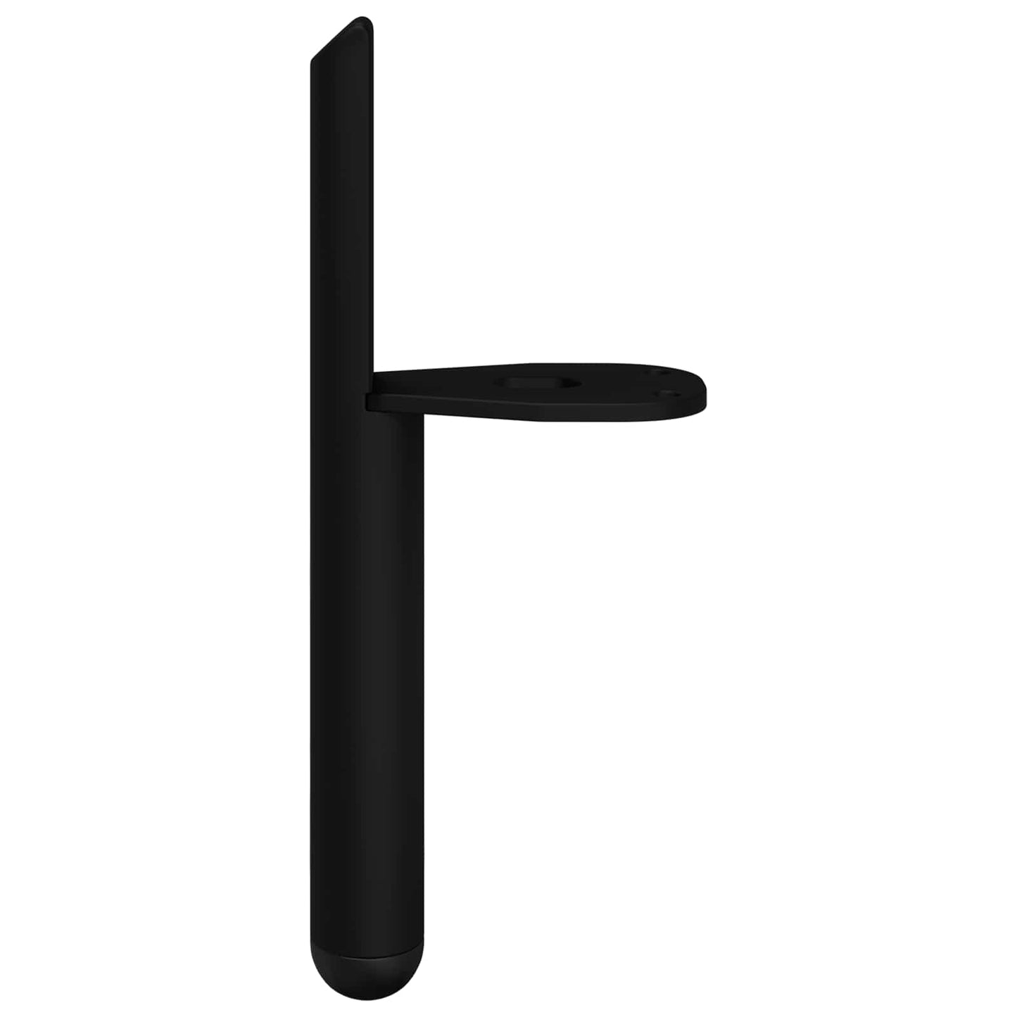 Bútor lábak 12 pcs Fekete 66 x 36 x 160 mm Vas