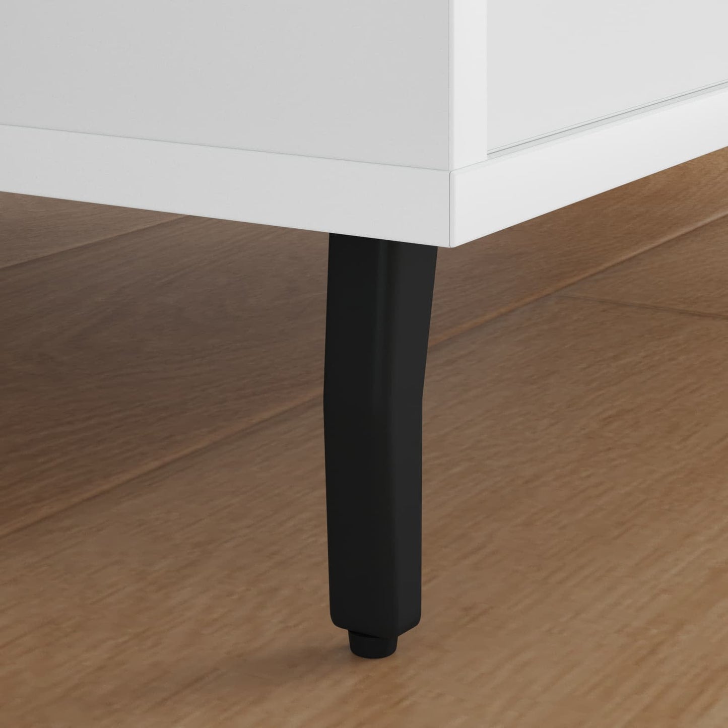 Álló Láb 2 pcs Fekete 40 x 40 x 100 mm Vas
