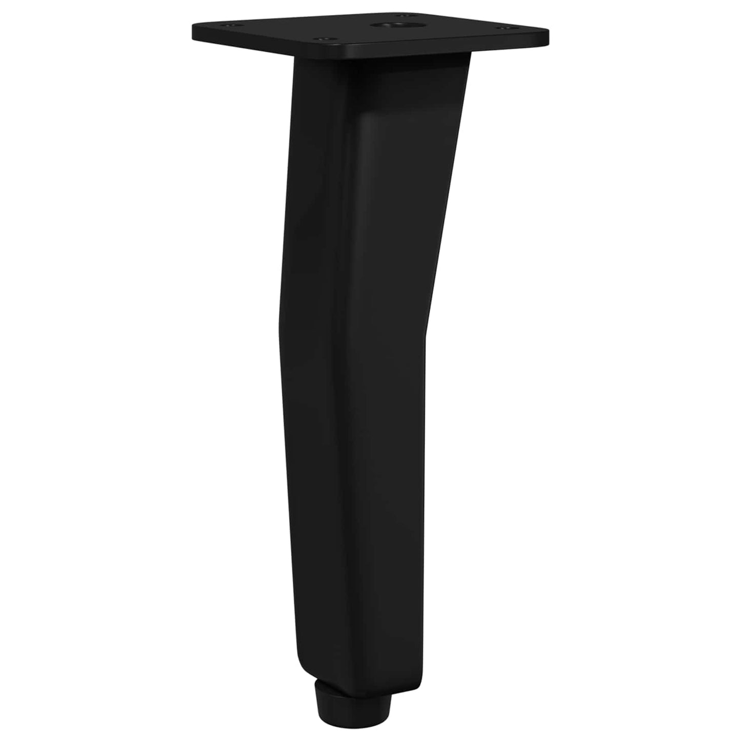 Álló Láb 2 pcs Fekete 40 x 40 x 100 mm Vas