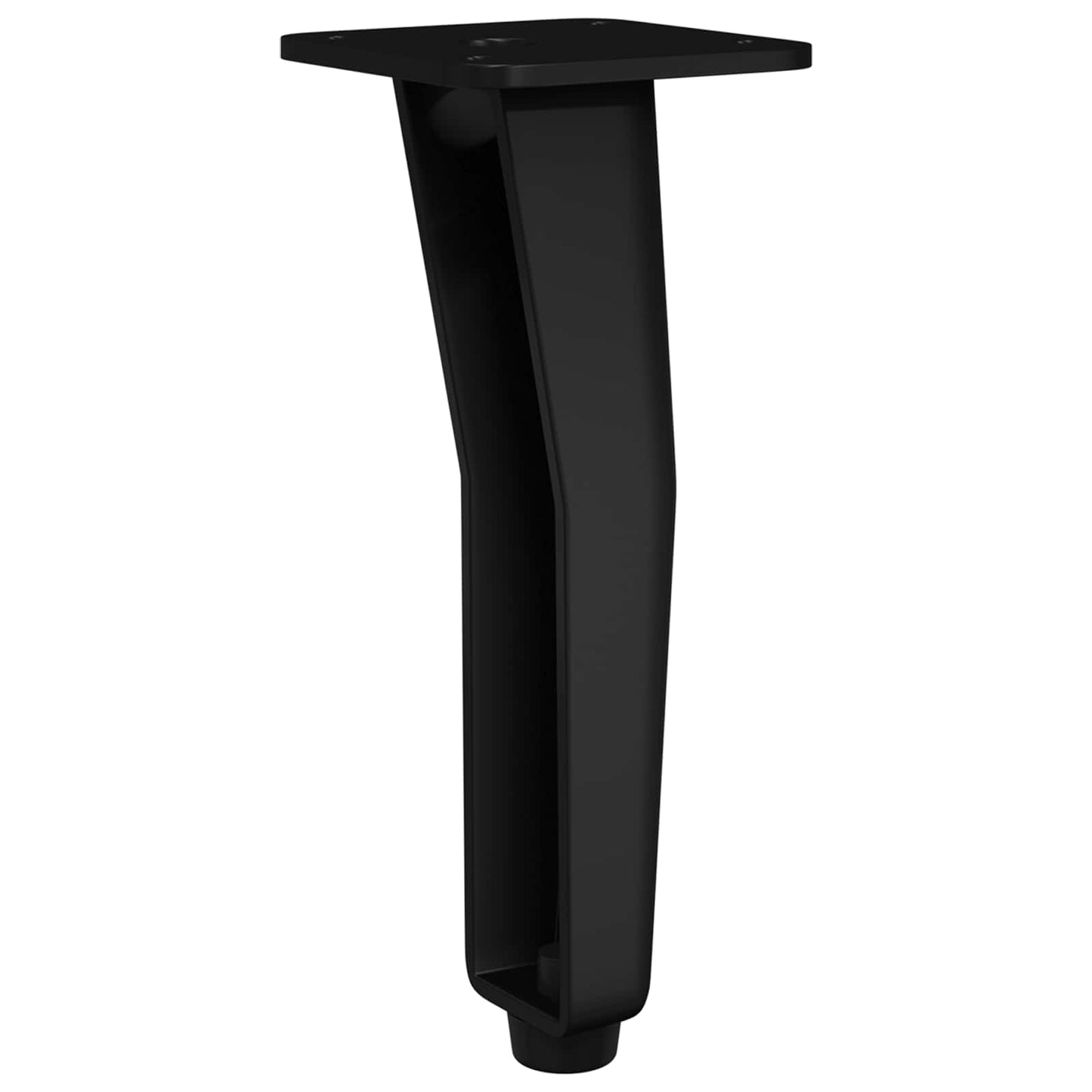 Álló Láb 2 pcs Fekete 40 x 40 x 100 mm Vas